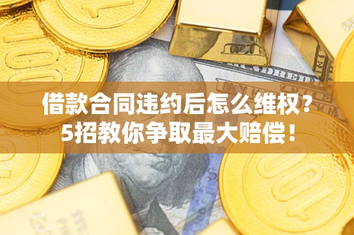 济南借款合同违约后怎么维权?5招教你争取最大赔偿! 济南借款合同违约后怎么维权?5招教你争取最大赔偿!